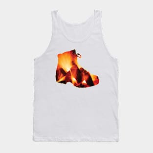 Fire In Hiking Boots Tank Top